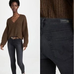 AG Super Skinny Legging Ankle Gently worn